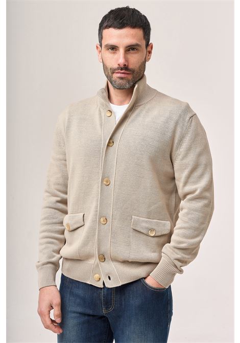 ジャケット・アウター sheller Brilliant bicolor cardigan beige Matis_7069T_Beige_3351_1500_77